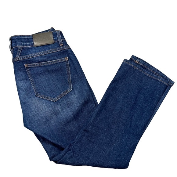 EDWIN Anthropologie Raw Ankle Hem Straight Leg Womens Jeans Size 27 - Picture 2 of 10